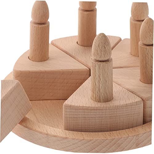FUNNETOYU Simulation Kuchen Holz Geburtstagskuchen Deko Lernspielzeug Handkoordination Kreativität für Jungen Mädchen FUNNETOYU Simulation Kuchen Holz Geburtstagskuchen Deko Lernspielzeug Handkoordination Kreativität für Jungen Mädchen von FUNNETOYU