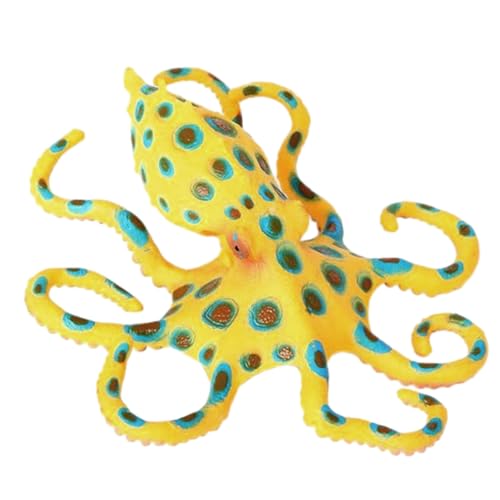 FUNNETOYU Simulation Octopus Modell Realistische Blaue Ringkrake Figur für Bildung Deko für Kinderzimmer Lernspielzeug Kreative Gestaltung FUNNETOYU Simulation Octopus Modell Realistische Blaue Ringkrake Figur für Bildung Deko für Kinderzimmer Lernspielzeug Kreative Gestaltung von FUNNETOYU