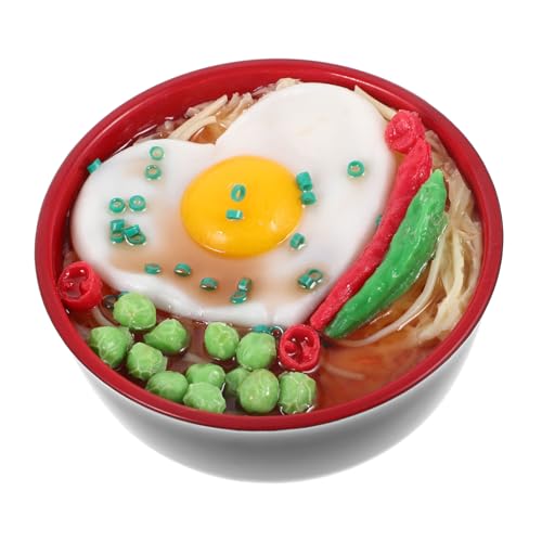 FUNNETOYU Simulationsnudelmodell Essen Mini winziges Lebensmittelmodell PVC von FUNNETOYU