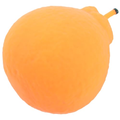 FUNNETOYU Simulierte Orangenspielzeug Deko Künstliches Obstzubehör Nachgeahmte Fruchtornamente Simuliertes Obst Simulationsfruchtmodell Künstliche Mini-orange Orangefarbene Modelle PVC von FUNNETOYU