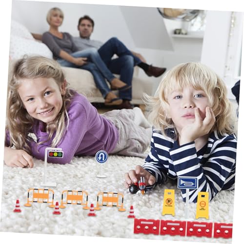 FUNNETOYU Simuliertes Verkehrsbarriereschild Verkehrsschild für Pädagogisch Sicherer Straßenwarnschild Baustelle Geschenk Interesse und Eltern Junge Mädchen interaktion FUNNETOYU Simuliertes Verkehrsbarriereschild Verkehrsschild für Pädagogisch Sicherer Straßenwarnschild Baustelle Geschenk Interesse und Eltern Junge Mädchen interaktion von FUNNETOYU