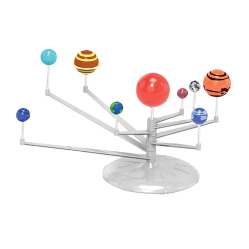 FUNNETOYU Solar System Modell Bausatz mit Planeten Wissenschaftliches Lernspielzeug für Realistische Planetenbewegung Langlebiges Material für Astronomie und DIY Bastelset von FUNNETOYU