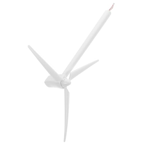 FUNNETOYU Solarbetriebene Windmühle Bausatz DIY Windkraftanlage Modell für Schreibtisch Dekoration Lernspielzeug Leicht Tragbar Kompatibel mit Solarpanel für Indoor Outdoor Nutzung von FUNNETOYU