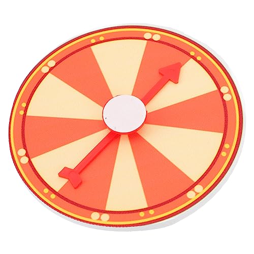 FUNNETOYU Spiel Plattenspieler Geburtstag Wissen Radspiel Zeichnen Party Groß Erwachsene Schluck Trinkspiel-Plattenspieler Erhalten Riese Die Gewinnrad Du Summte Plastik Orange von FUNNETOYU
