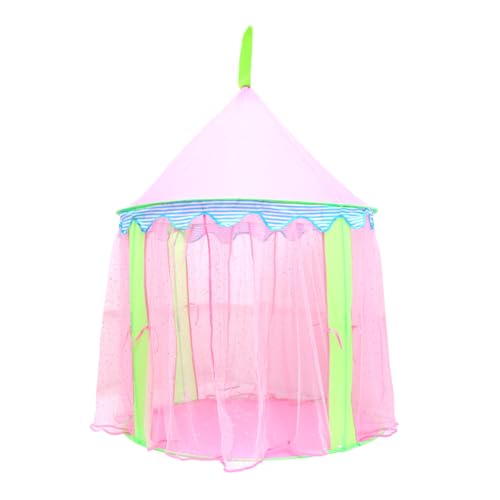 FUNNETOYU Spielzelt Mädchen Indoor Outdoor Hexagon Spielhaus mit Großem Bereich Leicht Aufzubauen Atmungsaktivem Netz Privatem Rückzugsort für Fantasievolles und Kreative Entwicklung von FUNNETOYU