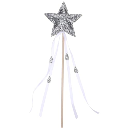 FUNNETOYU Starförmiger Feenstab mit Band Magische Dekoration für Hochzeiten und Partys Leicht und Kreativ für Bühnenaufführungen FUNNETOYU Starförmiger Feenstab mit Band Magische Dekoration für Hochzeiten und Partys Leicht und Kreativ für Bühnenaufführungen von FUNNETOYU