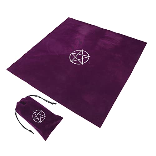 FUNNETOYU Tarot Tischdecke Design Mystische Wahrsagung Divination Tischdecke für Astrologie Brettspiele Spirituelle Zeremonien von FUNNETOYU