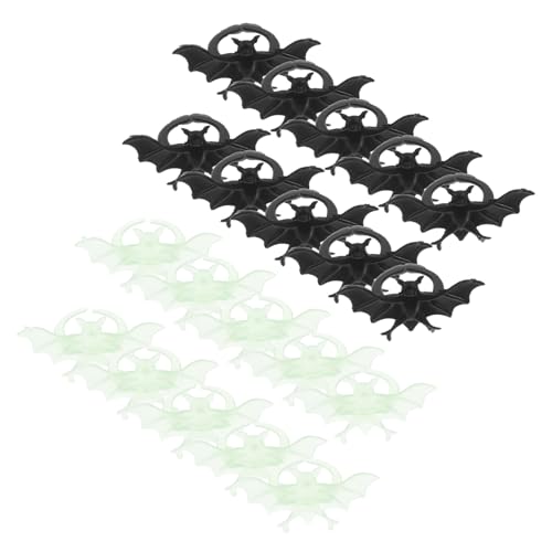 FUNNETOYU Teiliges Halloween Fledermaus Leuchtring aus Geruchsneutralem Kunststoff Offene Ringe in Verschiedenen Mustern Flexibel und Langlebig für Halloween Party Deko Drinnen und Draußen FUNNETOYU Teiliges Halloween Fledermaus Leuchtring aus Geruchsneutralem Kunststoff Offene Ringe in Verschiedenen Mustern Flexibel und Langlebig für Halloween Party Deko Drinnen und Draußen von FUNNETOYU