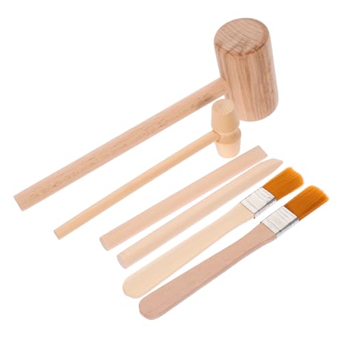FUNNETOYU Teiliges Holz Ausgrabungsset mit Kleinem und Mittlerem Holzhammer Meißel und Pinsel Sicher Verarbeitet Fördert Kreativität und Feinmotorik DIY für Jungen und Mädchen FUNNETOYU Teiliges Holz Ausgrabungsset mit Kleinem und Mittlerem Holzhammer Meißel und Pinsel Sicher Verarbeitet Fördert Kreativität und Feinmotorik DIY für Jungen und Mädchen von FUNNETOYU