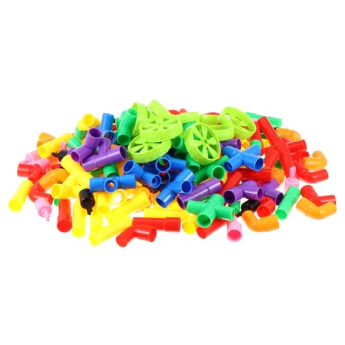 FUNNETOYU Teiliges Kinderbaustein Hochwertigem Kunststoff Pädagogisches Lernspielzeug Feinmotorik und Kreativität Farblich Sortiert Geeignet für Ab Jahren Zufällige Farbe Zufällige Farbe von FUNNETOYU