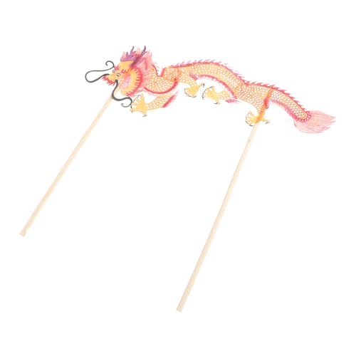 FUNNETOYU Traditionelle Chinesische Schattenpuppen Jahr des Drachen DIY Bastelset Leichte Handgefertigte Marionette Dekoratives Sammlerstück für Familienzeit von FUNNETOYU