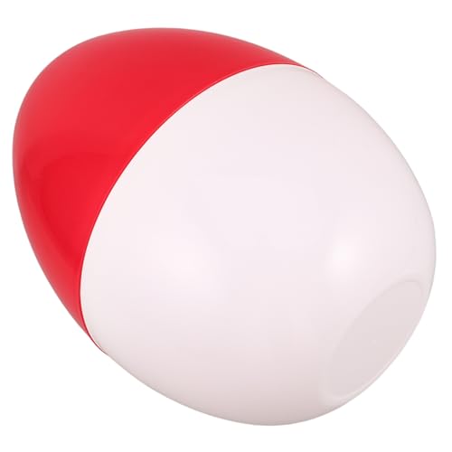 FUNNETOYU Transparente Jumbo-Groß Offen zum Befüllen Riesige Leere für DIY Geschenke Vielseitig Einsetzbar für Ostern Geburtstage Hochzeiten Rot-weiß von FUNNETOYU