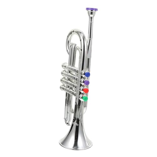 FUNNETOYU Trompete Simulation Musikinstrument Kreatives Blasinstrument für Kleinkinder Bunte Vier Töne Trompete Fördert Musikalische Entwicklung und Kreativität Geeignet Ab Monaten FUNNETOYU Trompete Simulation Musikinstrument Kreatives Blasinstrument für Kleinkinder Bunte Vier Töne Trompete Fördert Musikalische Entwicklung und Kreativität Geeignet Ab Monaten von FUNNETOYU