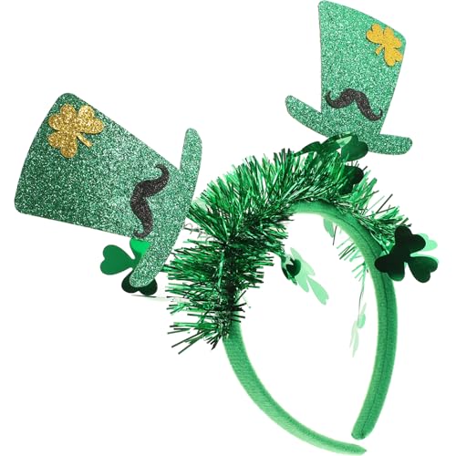 FUNNETOYU Urlaubskopfschmuck St. Patricks Stirnband Stirnbänder St. Patricks Haarspange Festival-party-requisite Top-hat-stirnband St. Patrick's Day Kopfschmuck Partyzubehör Green Grüßen FUNNETOYU Urlaubskopfschmuck St. Patricks Stirnband Stirnbänder St. Patricks Haarspange Festival-party-requisite Top-hat-stirnband St. Patrick's Day Kopfschmuck Partyzubehör Green Grüßen von FUNNETOYU