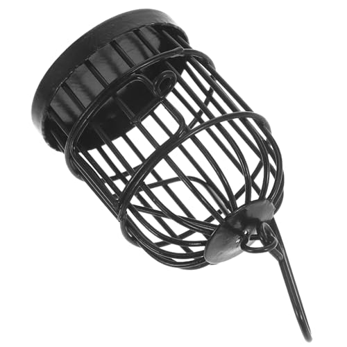 FUNNETOYU Vogelkäfig Ornamente Kleines Vogelkäfig Vogelglocke Vogelkäfige Pellets Mini Vogelkäfig Futterspender Dekorativer Vogelkäfig Vogelkäfig Zubehör Vögel von FUNNETOYU