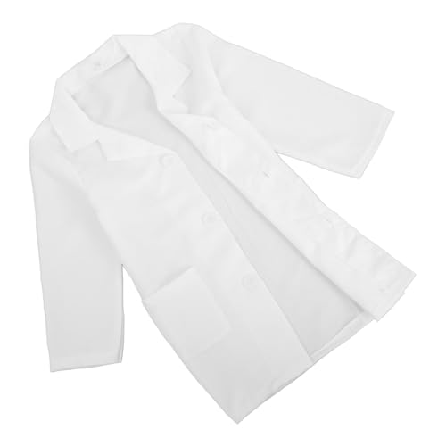 FUNNETOYU Weißer Kittel Mädchen Wissenschaft Uniform Labor Jungen Kind Kleinkind Laborkittel Ärzte Wissenschaftler Laborkittel Kostüm Explorer Weißer Arztkittel Baumwolle Polyester FUNNETOYU Weißer Kittel Mädchen Wissenschaft Uniform Labor Jungen Kind Kleinkind Laborkittel Ärzte Wissenschaftler Laborkittel Kostüm Explorer Weißer Arztkittel Baumwolle Polyester von FUNNETOYU