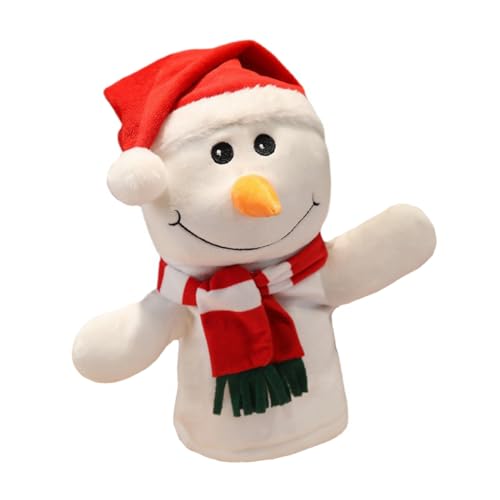FUNNETOYU Weißer Weihnachts Schneemann Fingerpuppe Plüschspielzeug Niedlich für Rollenspiele und Interaktives Erzählen Geeignet FUNNETOYU Weißer Weihnachts Schneemann Fingerpuppe Plüschspielzeug Niedlich für Rollenspiele und Interaktives Erzählen Geeignet von FUNNETOYU