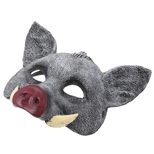 FUNNETOYU Wildschwein Maske Halloween Tierkostüm Party Performance Maske Dekorative Tiermaske Cosplay Requisite von FUNNETOYU