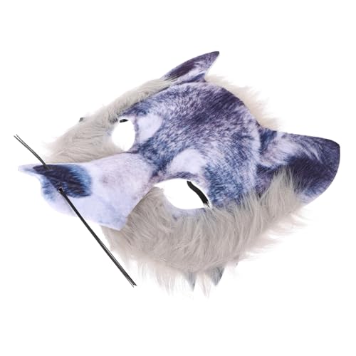 FUNNETOYU Wolf Maske für Halloween Dekorative Party Maske Leicht und Bequem für Kostümpartys Karneval Maskeraden und Cosplay Vielseitig Einsetzbar von FUNNETOYU