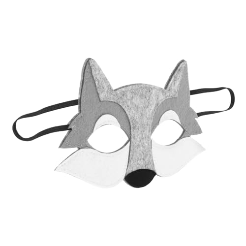 FUNNETOYU Wolfskopfmaske Masken Kaninchen Maskerade Kostüm Karikatur Plüsch Für Karneval Wolf-cosplay- Dekorative Halloween- Für Party Grey Gefühlt FUNNETOYU Wolfskopfmaske Masken Kaninchen Maskerade Kostüm Karikatur Plüsch Für Karneval Wolf-cosplay- Dekorative Halloween- Für Party Grey Gefühlt von FUNNETOYU