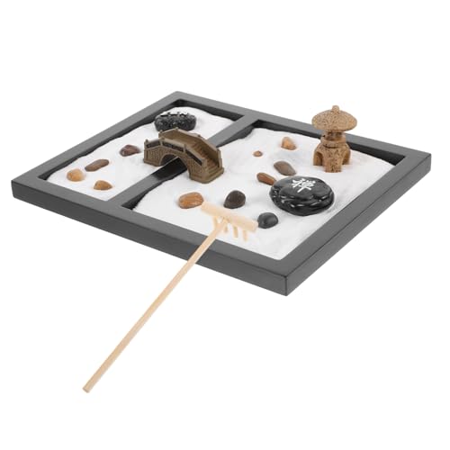FUNNETOYU Zen Sandtisch mit Simulation Moos und Kreative Miniaturlandschaft für Meditation für Büro Zuhause und Schwarz FUNNETOYU Zen Sandtisch mit Simulation Moos und Kreative Miniaturlandschaft für Meditation für Büro Zuhause und Schwarz von FUNNETOYU