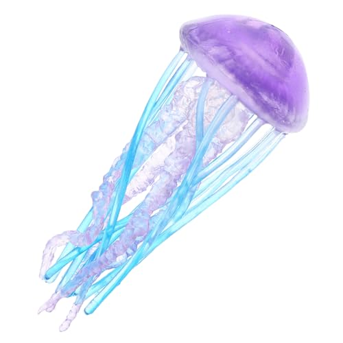 FUNNETOYU kleines Quallendekor Krabbenspielzeug realistisches Fischmodell Simulation Meeresmodell Tiere Animal Figures plastikenten Plastikmodell Marinemodell Simulationsquallenmodell von FUNNETOYU