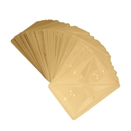 FUNNETOYU leuchtender Schürhaken Poker Karte Spiele Jetons Gold Playing Cards Deck of Cards FUNNETOYU leuchtender Schürhaken Poker Karte Spiele Jetons Gold Playing Cards Deck of Cards von FUNNETOYU