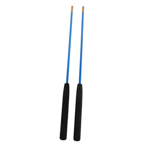 FUNNETOYU rutschfeste Diabolo Handsticks mit Kupferkopf Fiberglasstab mit Stringloch Langlebige Jonglierstäbe für Profi Freizeitgebrauch Stabiles Zubehör für Diabolo Juggling von FUNNETOYU