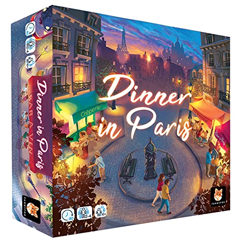 Funny Fox Dinner in Paris, Spielbrett von GIGAMIC