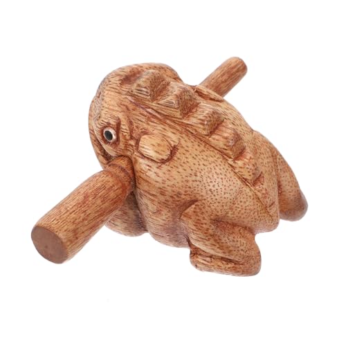 FUNOMOCYA 1 Satz Hölzernes Glücksfroschspielzeug Musikalisches Percussion- Frosch Waldfrösche Soundspielzeug Handperkussionsinstrumente Musikinstrument Braun FUNOMOCYA 1 Satz Hölzernes Glücksfroschspielzeug Musikalisches Percussion- Frosch Waldfrösche Soundspielzeug Handperkussionsinstrumente Musikinstrument Braun von FUNOMOCYA