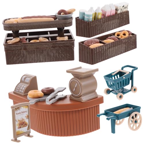 FUNOMOCYA 1 Satz Kreatives Bäckerei aus Lebensmittelechtem mit Milchbrot Wagen für Puppenhaus Zubehör und DIY für Fantasievolles FUNOMOCYA 1 Satz Kreatives Bäckerei aus Lebensmittelechtem mit Milchbrot Wagen für Puppenhaus Zubehör und DIY für Fantasievolles von FUNOMOCYA