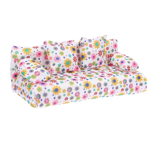 FUNOMOCYA 1 Satz Miniatur Sofa Modell mit Kissen Puppenhaus Möbel für Kreative Dekoration Langlebiges und Komfortables Design für Mini Landschaften und Spielzeughäuser FUNOMOCYA 1 Satz Miniatur Sofa Modell mit Kissen Puppenhaus Möbel für Kreative Dekoration Langlebiges und Komfortables Design für Mini Landschaften und Spielzeughäuser von FUNOMOCYA