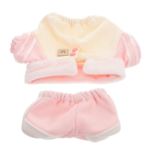 FUNOMOCYA 1 Satz Puppenkleidung Baumwoll Outfit mit Sweatshirt und Kurzen Hosen für Puppen Tragbar Einzigartiges Design für Spielzeugbären und Stofftiere für Reisen und Spielverabredungen FUNOMOCYA 1 Satz Puppenkleidung Baumwoll Outfit mit Sweatshirt und Kurzen Hosen für Puppen Tragbar Einzigartiges Design für Spielzeugbären und Stofftiere für Reisen und Spielverabredungen von FUNOMOCYA