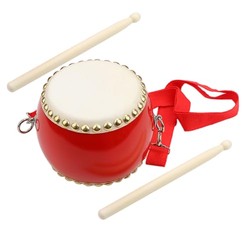 FUNOMOCYA 1 Satz Rote Trommel Schlagzeug für Kleinkinder Musikinstrumente Schlaginstrumente musikalische Trommel Handtrommeln für Kleinkinderinstrumente hölzern FUNOMOCYA 1 Satz Rote Trommel Schlagzeug für Kleinkinder Musikinstrumente Schlaginstrumente musikalische Trommel Handtrommeln für Kleinkinderinstrumente hölzern von FUNOMOCYA