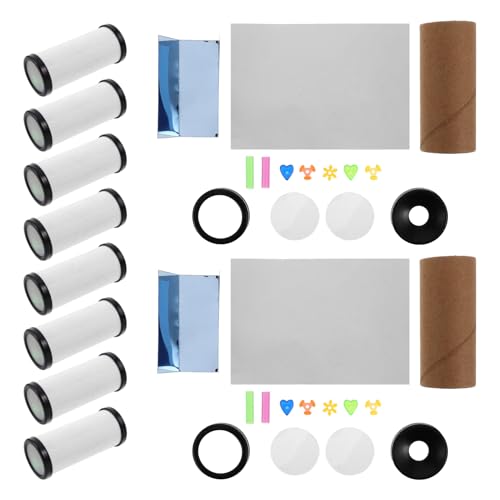 FUNOMOCYA 10 Sätze DIY für Teiliges aus Papier und Plastik Einfach zu Montieren Tragbar für Partys und Kreative Bastelprojekte von FUNOMOCYA