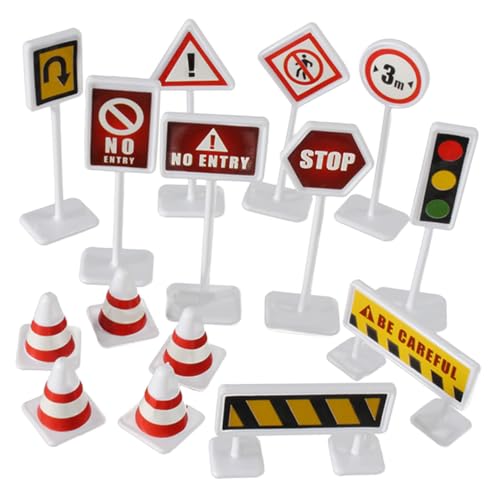 FUNOMOCYA 10 Sätze Teiliges Verkehrszeichen Spielset aus Sicherem Material Realistische Straßenschilder und Absperrungen Pädagogisches Lernspielzeug für Kreativität und Verkehrskompetenz FUNOMOCYA 10 Sätze Teiliges Verkehrszeichen Spielset aus Sicherem Material Realistische Straßenschilder und Absperrungen Pädagogisches Lernspielzeug für Kreativität und Verkehrskompetenz von FUNOMOCYA