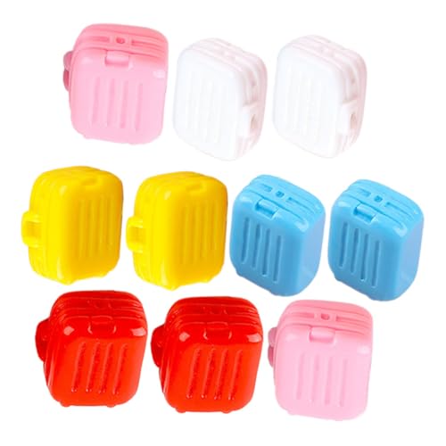 FUNOMOCYA 10 Stück Detailreiche Vintage Koffer Miniatur für Puppenhaus Dekoration und Kreative Spielgestaltung FUNOMOCYA 10 Stück Detailreiche Vintage Koffer Miniatur für Puppenhaus Dekoration und Kreative Spielgestaltung von FUNOMOCYA