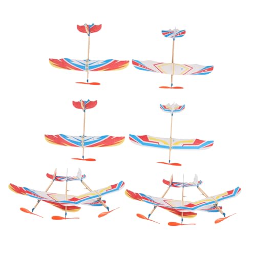 FUNOMOCYA 10 Stück Gummiband Betriebene Flugzeugmodelle Teiliges aus Robustem für Kreative Fördert Fantasie und Praktische Fähigkeiten für Mädchen und Jungen FUNOMOCYA 10 Stück Gummiband Betriebene Flugzeugmodelle Teiliges aus Robustem für Kreative Fördert Fantasie und Praktische Fähigkeiten für Mädchen und Jungen von FUNOMOCYA