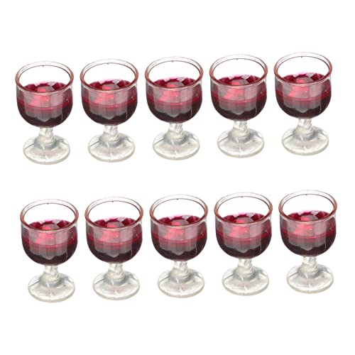 FUNOMOCYA 10 Stück Miniatur Weingläser aus Puppenhaus Zubehör Dekorative Cocktailgläser für Mikroszenen Miniatur Glasaccessoires für Kreative Spielideen und Familienfeiern FUNOMOCYA 10 Stück Miniatur Weingläser aus Puppenhaus Zubehör Dekorative Cocktailgläser für Mikroszenen Miniatur Glasaccessoires für Kreative Spielideen und Familienfeiern von FUNOMOCYA