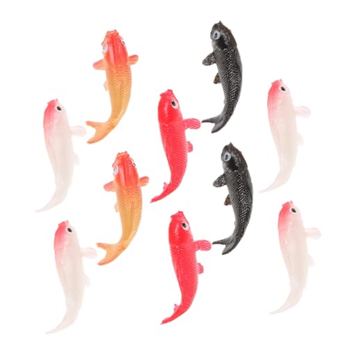 FUNOMOCYA 10 Stück Puppenhaus Deko Fischfiguren Bunte Mini Fische Langlebig für DIY Mikrolandschaft Aquarium Zubehör FUNOMOCYA 10 Stück Puppenhaus Deko Fischfiguren Bunte Mini Fische Langlebig für DIY Mikrolandschaft Aquarium Zubehör von FUNOMOCYA