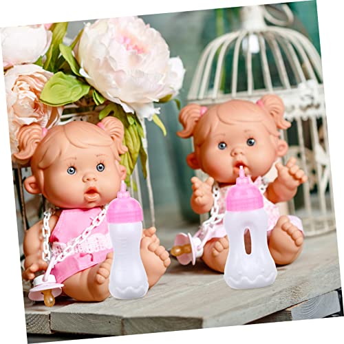FUNOMOCYA 10 Stück Teiliges Babypuppen Milchflaschen Langlebige Fütterungsfläschchen Süße Puppenzubehör für Mädchen Realistisches Design für Rollenspiele und Puppenhäuser FUNOMOCYA 10 Stück Teiliges Babypuppen Milchflaschen Langlebige Fütterungsfläschchen Süße Puppenzubehör für Mädchen Realistisches Design für Rollenspiele und Puppenhäuser von FUNOMOCYA