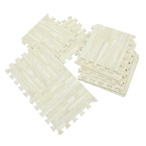 FUNOMOCYA 10 Stück Teiliges Eva Schaumstoff Bodenpuzzle mit Holzmaserung rutschfest und Stoßdämpfend Interlocking Spielmatte für Junge Mädchen Kratzfest und Leicht zu Reinigen für FUNOMOCYA 10 Stück Teiliges Eva Schaumstoff Bodenpuzzle mit Holzmaserung rutschfest und Stoßdämpfend Interlocking Spielmatte für Junge Mädchen Kratzfest und Leicht zu Reinigen für von FUNOMOCYA