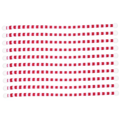 FUNOMOCYA 10 Stück Teiliges Gestreifte Mini Schals aus Weichem Vielseitige Weihnachtsdeko für Puppen Flaschen und DIY Bastelprojekte als Austauschbare Puppenzubehör FUNOMOCYA 10 Stück Teiliges Gestreifte Mini Schals aus Weichem Vielseitige Weihnachtsdeko für Puppen Flaschen und DIY Bastelprojekte als Austauschbare Puppenzubehör von FUNOMOCYA