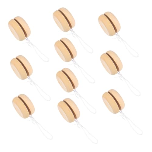FUNOMOCYA 10 Stück Teiliges Holz Responsive Bälle zum Bemalen Kindersicheres DIY für Kreative Fördert Fantasie und Eltern Junge Mädchen aktivitäten Geruchlos und Hautfreundlich von FUNOMOCYA