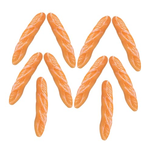 FUNOMOCYA 10 Stück Teiliges Künstliche Baguette Brotmodelle Realistische Miniatur Deko für Puppenhaus Fotografie Requisiten Bakery Shop Display Zimmer Deko Wohnzimmer Gästezimmer FUNOMOCYA 10 Stück Teiliges Künstliche Baguette Brotmodelle Realistische Miniatur Deko für Puppenhaus Fotografie Requisiten Bakery Shop Display Zimmer Deko Wohnzimmer Gästezimmer von FUNOMOCYA