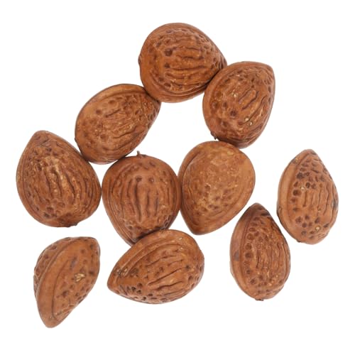 FUNOMOCYA 10 Stück Teiliges Künstliche Mandelmodelle Realistische Dekoration Stabile Kunststoff Nussornamente Vielseitig für Party Fotografie und Wohnraumgestaltung FUNOMOCYA 10 Stück Teiliges Künstliche Mandelmodelle Realistische Dekoration Stabile Kunststoff Nussornamente Vielseitig für Party Fotografie und Wohnraumgestaltung von FUNOMOCYA