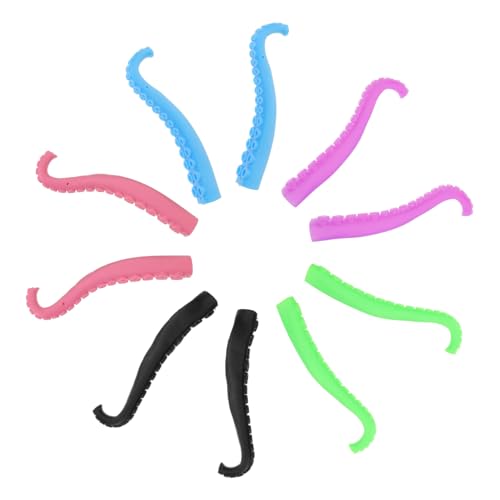 FUNOMOCYA 10 Stück Teiliges Kunststoff Fingerpuppen Oktopus Tentakel für Bunte Fingertier Deko Robustes Sicheres Material als Geburtstags mitgebsel und Partyspaß für Junge Zufällige Farbe FUNOMOCYA 10 Stück Teiliges Kunststoff Fingerpuppen Oktopus Tentakel für Bunte Fingertier Deko Robustes Sicheres Material als Geburtstags mitgebsel und Partyspaß für Junge Zufällige Farbe von FUNOMOCYA