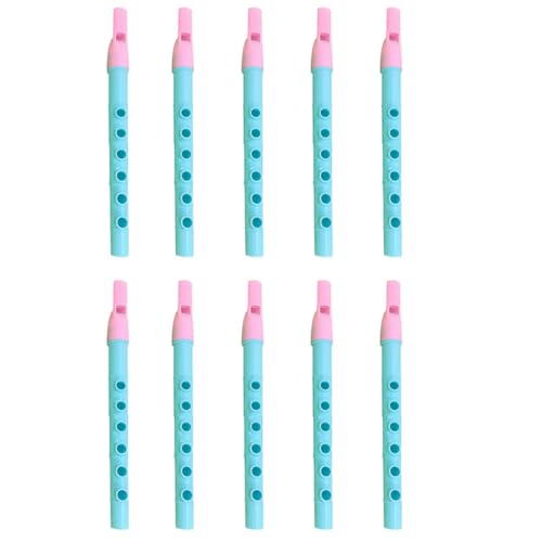 FUNOMOCYA 10 Stück Teiliges Kunststoff Klarinette Anfänger Musikinstrument Spielerisch für Junge Mädchen Schüler Geeignet Zufällige Farbe Zufällige Farbe von FUNOMOCYA