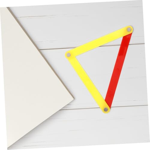 FUNOMOCYA 10 Stück Teiliges Magnetisches Puzzle Bunte Bausteine für Geometrisches Bauen Fördert Räumliches Kreativität und Mathematisches Verständnis Geeignet für Hause Schule von FUNOMOCYA
