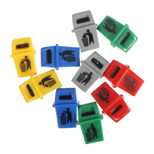 FUNOMOCYA 10 Stück Teiliges Mini Mülleimer aus Robustem Resin DIY Puppenhaus Mülltonnen Gelb Rot Grün Blau Kleine Recyclingbehälter für Mini Straßenszenen und Kreative Landschaften FUNOMOCYA 10 Stück Teiliges Mini Mülleimer aus Robustem Resin DIY Puppenhaus Mülltonnen Gelb Rot Grün Blau Kleine Recyclingbehälter für Mini Straßenszenen und Kreative Landschaften von FUNOMOCYA